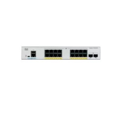 Cisco catalyst 1000 switch, 16x 10/100/1000 Ethernet ports, 2x 1G SFP uplinks