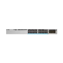 Catalyst 9300 24-port fixed uplinks PoE+, 4X10G uplinks, Network Essentials