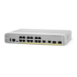 Cisco Catalyst 3560-CX 12-port compact Switch Layer 3, POE- 12 x 10/100/1000 Ethernet Ports, 2 SFP&2GE uplinks- Data IP Base - Managed