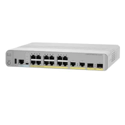 Cisco Catalyst 3560-CX 12-port compact Switch Layer 3 - 12 x 10/100/1000 Ethernet Ports, 2 SFP&2GE uplinks- Data IP Base - Managed